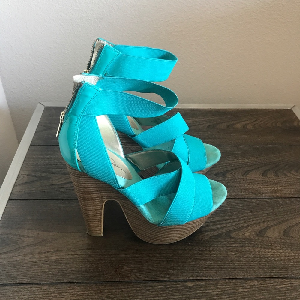 Jessica Simpson platform sandals